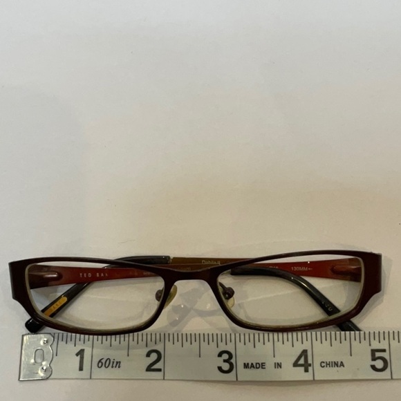 Ted Baker Eyeglasses with Metal Frame Granny Size - Picture 3 of 10